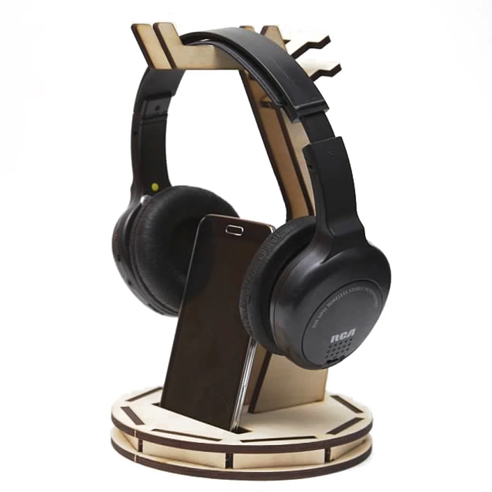 1 шт. DIY Настольная звуковая станция Лазерная классическая деревянная DJ подставка