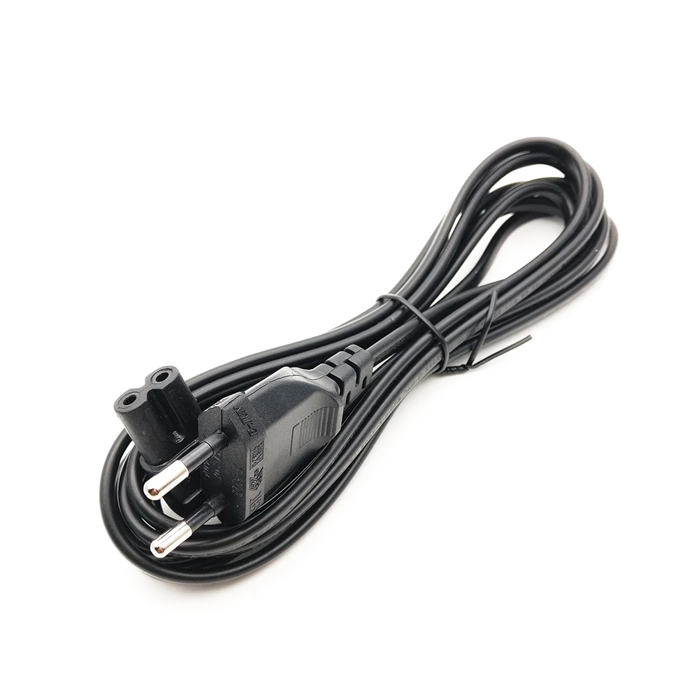 Cord Cable Lead for TV Printers Cameras PS4 PS3 1M/2M/3M/5M EU 2 prong to Figure 8 C7 Right