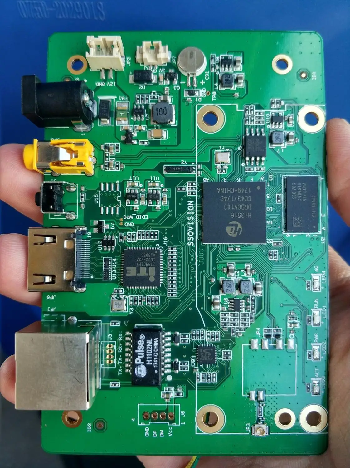 For Hi3516 3516 development board HDMI input acquisition encoder 4K it6801 adv7611