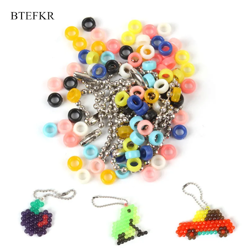 

Water Sticky Beads 3D Puzzle Toys Speelgoed Hama Beads Ring Wave Bead Chain Perler Beads Jigsaw Puzzle Kids Educational Toys