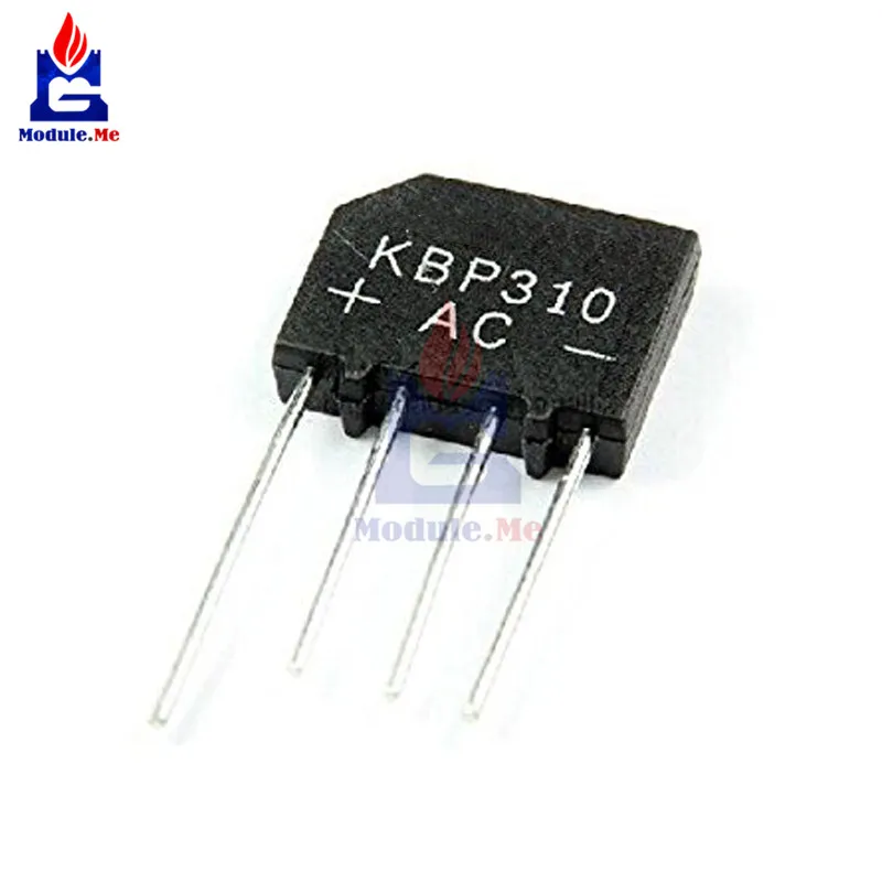 

10 PCS/Lot IC Chips KBP310 SIP-4 3A 1000V Bridge Rectifier Diode Original Integrated Circuit