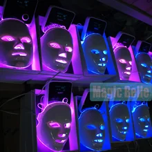 Яркий шоппинг PDT фотон светодиодный маска для лица 3 цвета омоложение кожи с FDA