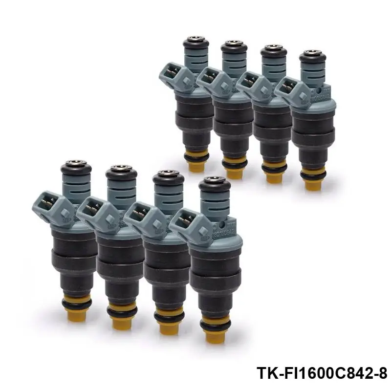 

8PCS/LOT New High Performance Low Impedance 1600cc 160LB EV1 Fuel Injectors OEM:0280150842 For Audi Chevy TK-FI1600C842-8