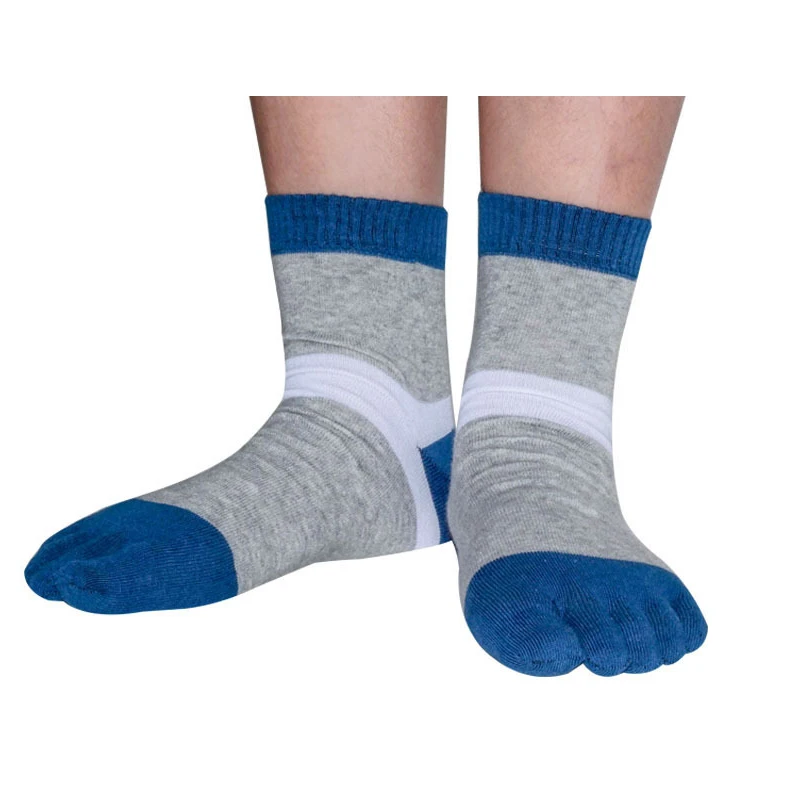 5 Pairs/Lot Patchwork Toe Socks Men 2017 Novelty Funny Socken Five