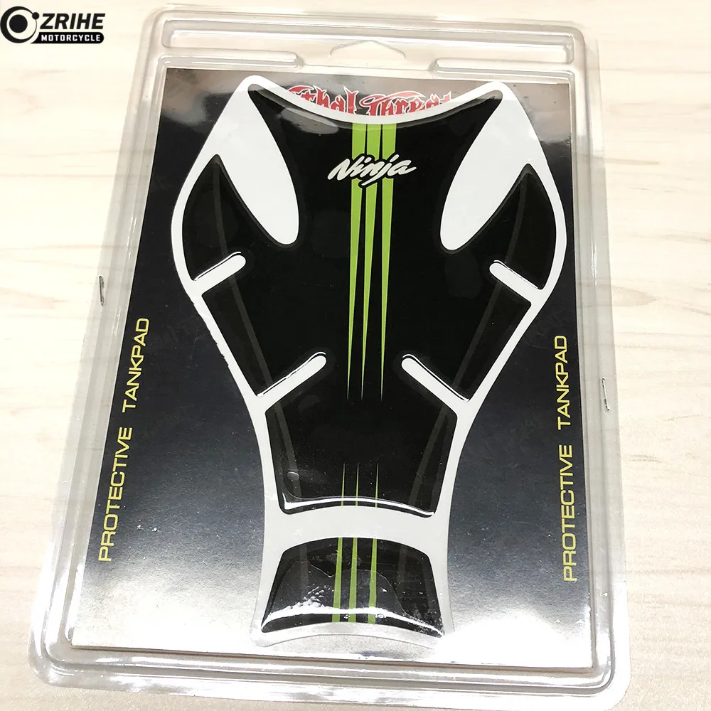 Motorcycle Decal Gas Oil Fuel Tank Pad Protector Skull Racing Sticker For Kawasaki Ninja 650R ER6F ER6N NinjaER6F 2006-2017