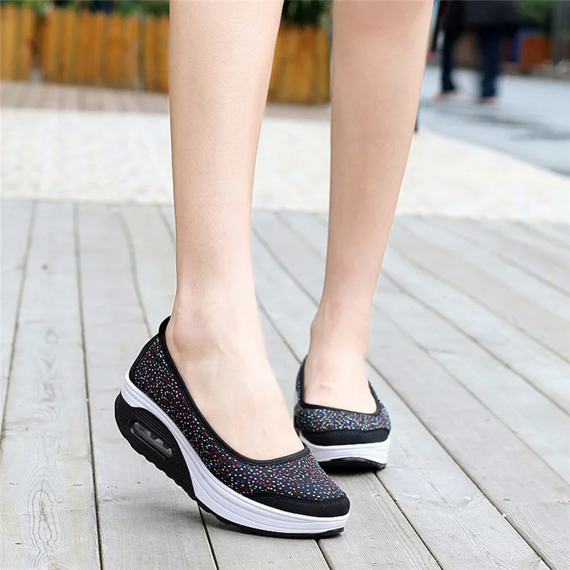 Women Outdoor Sneakers Mesh Casual running shoes Sports Shoes Thick-Soled Air Cushion Shoes Sneakers  #2S05 (12)