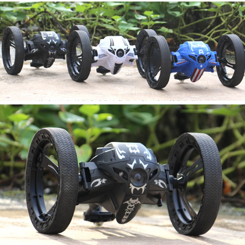 2017 Version III Mini Remote Control Bounce Car 4CH 2.4GHz Strong Jumping Sumo F