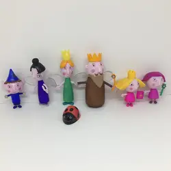 7 шт. Бен и Холли маленькое королевство Аниме Фигурки Игрушка Аниме мультфильм игрушки ребенок подарок игрушки для детей без коробки