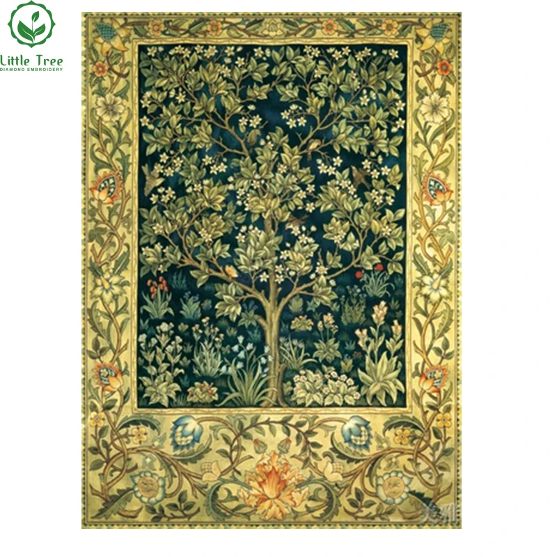 

3D Diamond Painting plant Handicraft canvas oil knitting needles Cross Stitch household decoration Branches fabric trees