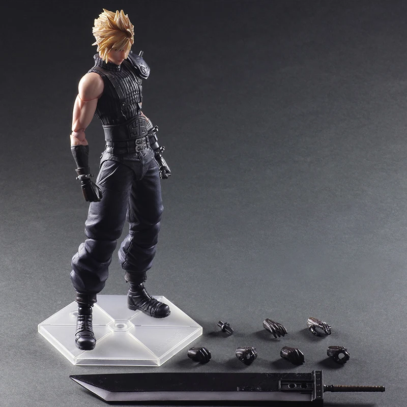 26cm Final Fantasy VII 7 Variant NO.1 Cloud Strife Figure Variable Cloud Strife PVC Action Figure Toy Brinquedos (8)