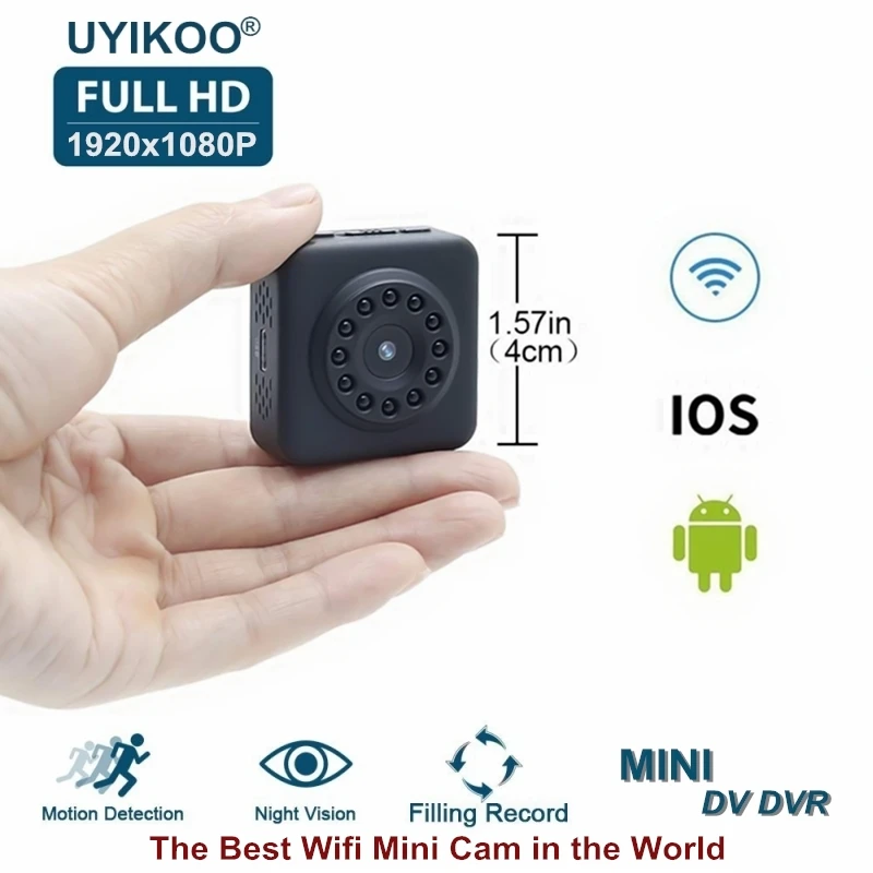 Full HD видео 1080 P DV DVR Мини Камера Wi Fi Беспроводной IP микро видеокамера с невидимым