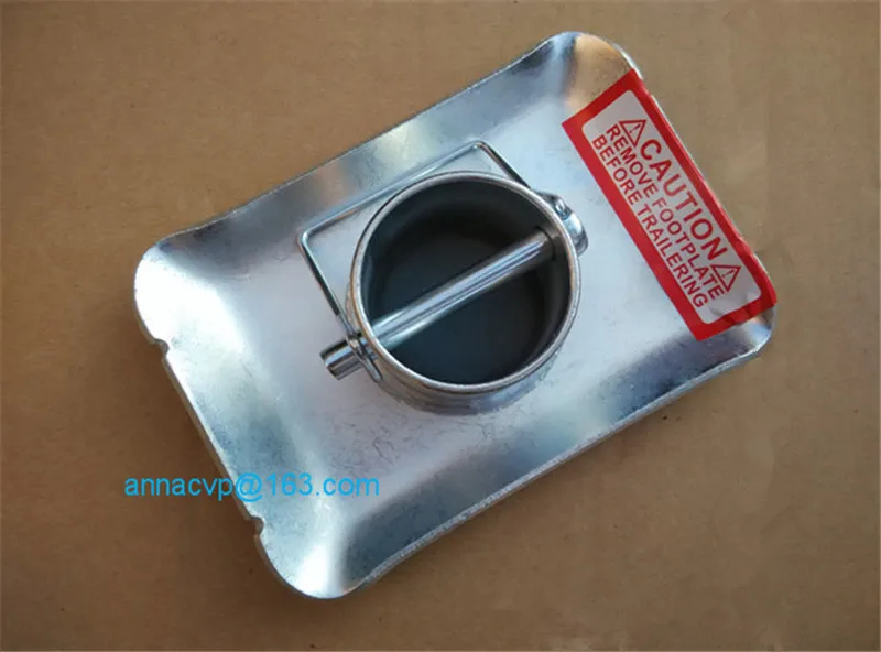 Round A-Frame topwind trailer jack 5000lbs with footplate 4