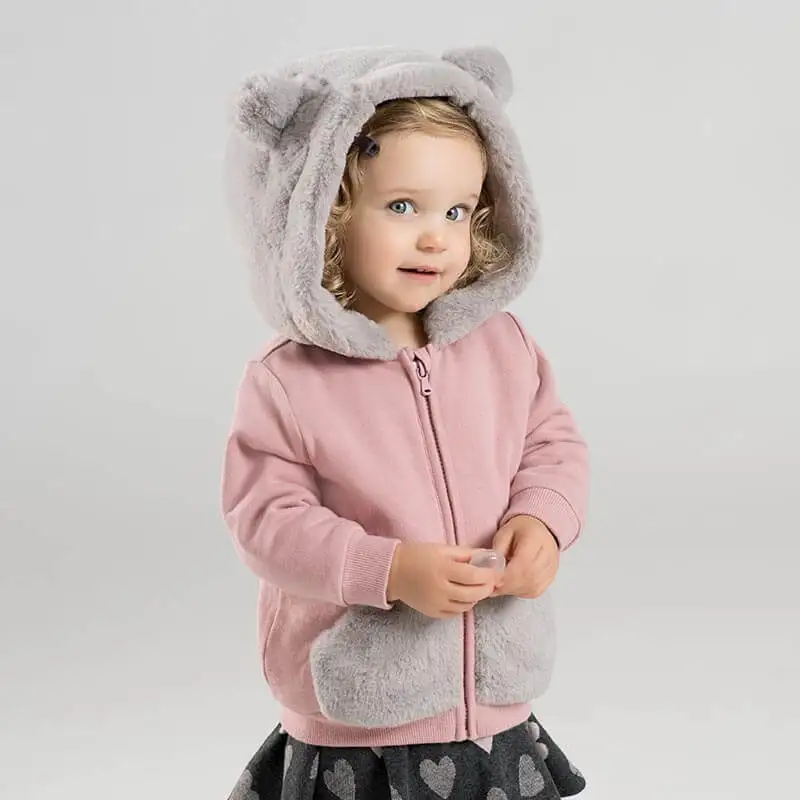 Cabolsa de Inverno Cabolsa com Capuz Dave Bella Bebê Lindo Crianças Moda Outerwear Dbj8665 4 Cheap Casacos e Parkas