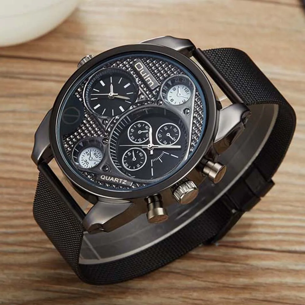 Бренд OULM Мужские часы 9316 большие военные дизайнерские Erkek Saat Montres de Marque Luxe