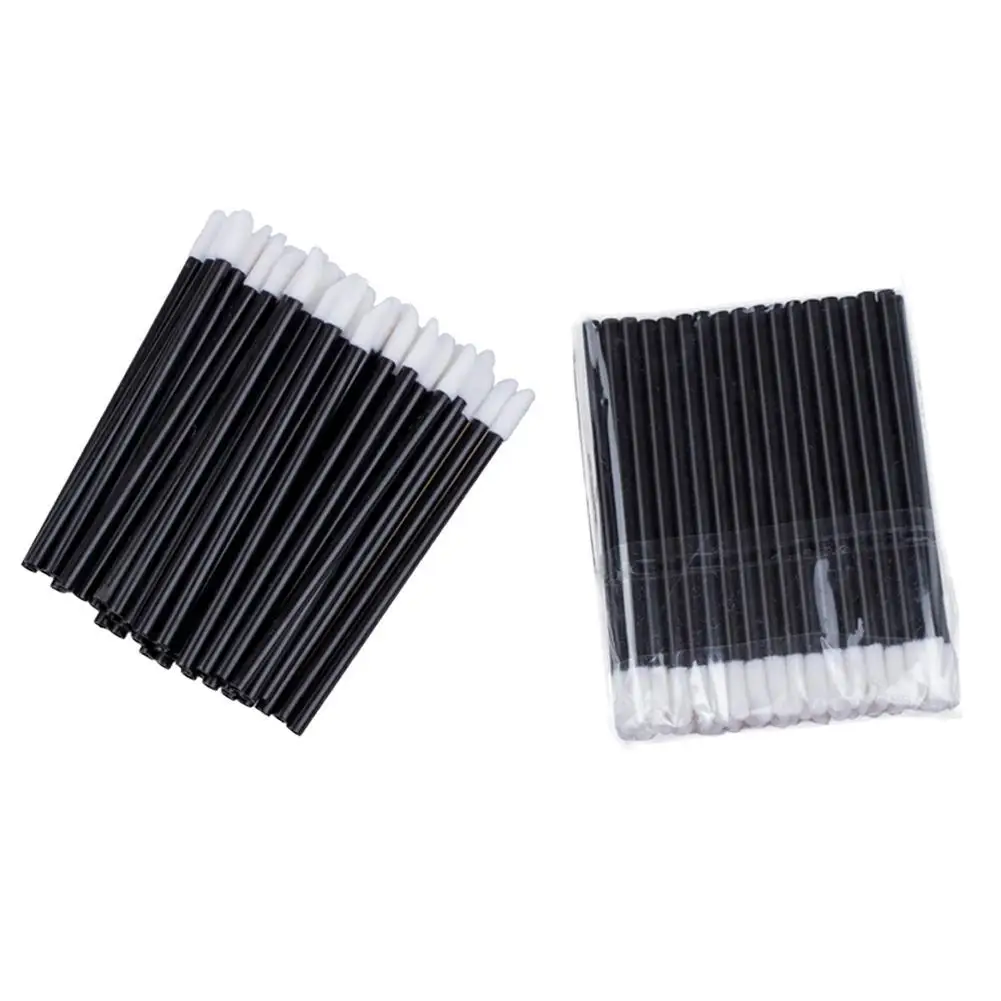 

100Pcs/Set Disposable Lip Brushes Soft Make Up Brush For Lipstick Lip Gloss Wands Applicator Makeup Beauty Tool Drop Ship