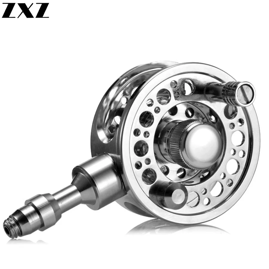 

Full Metal Hollow Wheel with Unloading Force Knob Inside Diameter 11-21mm Fish Line Reel Metal Fishing Accessory for Rod Pesca