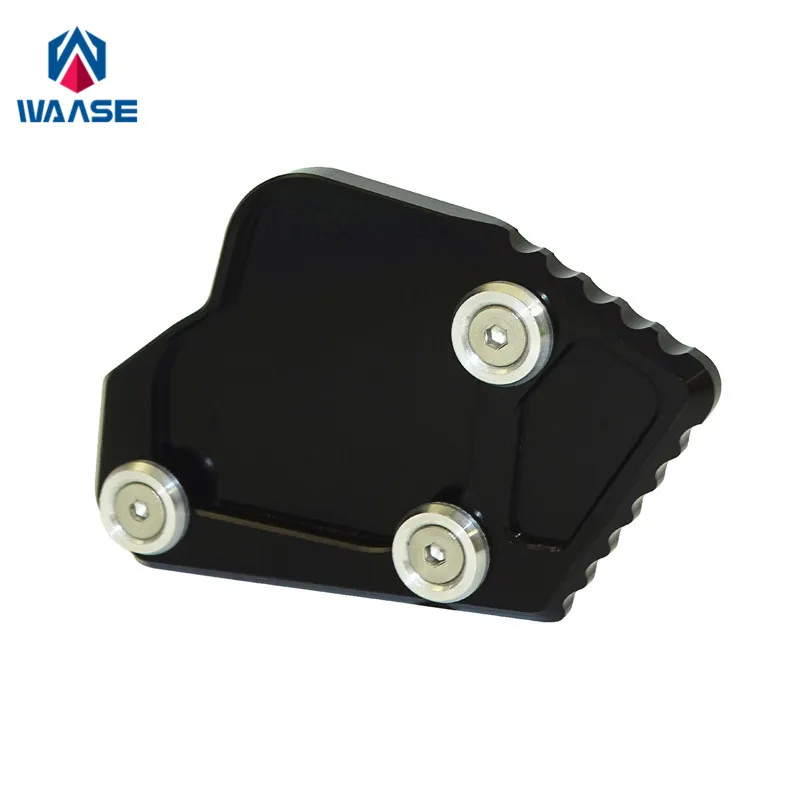 

waase Motorcycle Kickstand Foot Side Stand Extension Pad Support Plate For BMW K1600GT K1600GTL 2011 2012 2013 2014 2015