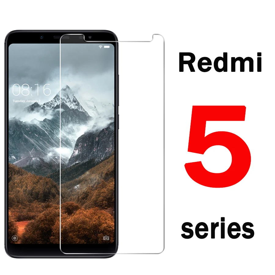 

Tempered Glass For Xiaomi Redmi Note 5 for Xiaomi Redmi Note 5 Pro 5 Plus 5A Xiomi Xaomi Protective Glass Screen Protector Film