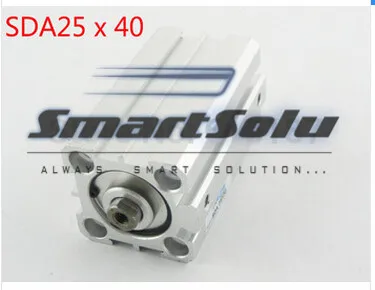 

SDA25 x 40 SDA25-40 25mm Bore 40mm Stroke Compact Thin Air Cylinder