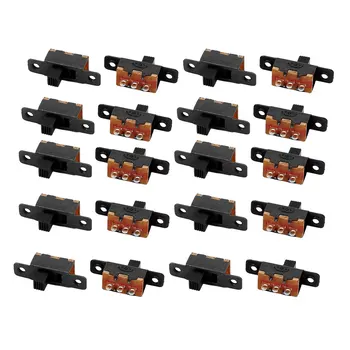 

200Pcs SS-12F16 2 Position 3P SPDT Miniature Slide Switch Latching Toggle Switch