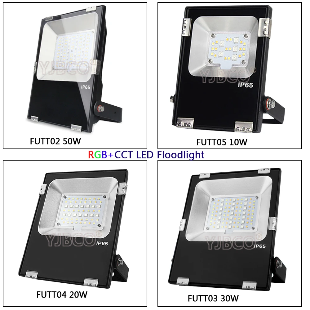 

Miboxer 10W/20W/30W/50W RGB+CCT LED Flood light Waterproof IP65 FUTT04 Outdoor Lighting For Garden;AC86-265V
