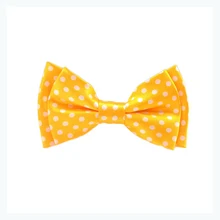 Неоновое Желтое Белое платье-смокинг в горошек для мальчиков и девочек с галстуком-бабочкой, 16 цветов Милая бабочка-бабочка