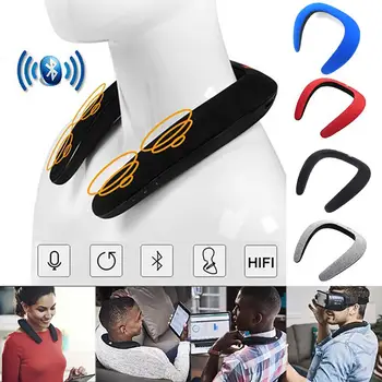 

Wireless Bass Music Bluetooth Stereospeaker Portable Speaker Music Mp3 Player Neck Novelty Bluetooth Wearable Speaker Subwoofer