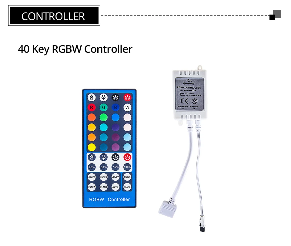 Водонепроницаемая RGBW подсветка rgbww Светодиодная лента s 5 м 5050 RGB Светодиодная лента светильник DC12V лента с пультом управления 3A адаптер питания