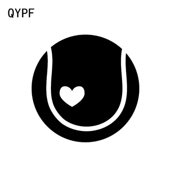 

QYPF 12.5*12.5CM Coolest Tennis Sport Decor Car Sticker Vinyl Accessories C16-1580