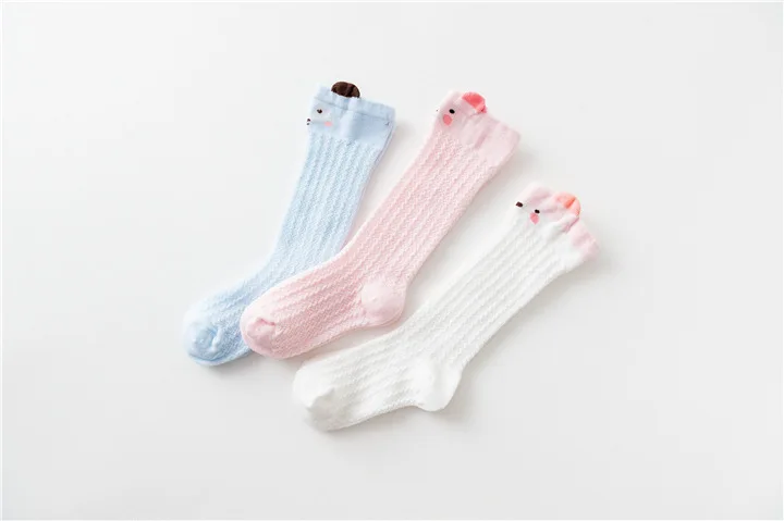 От 0 до 6 лет 1 пара дышащие детские носки из хлопка, милый, для новорожденных девочек, летние носки из хлопка для младенцев; гольфы для маленьких детей