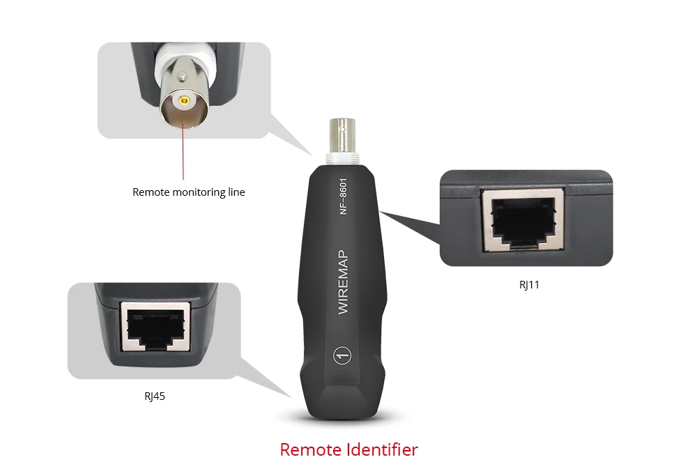 Noyafa NF-8601W RJ45 LAN Сетевой кабель тестер для BNC PING POE RJ11 телефонная линия провода трекер диагностики тональный детектор