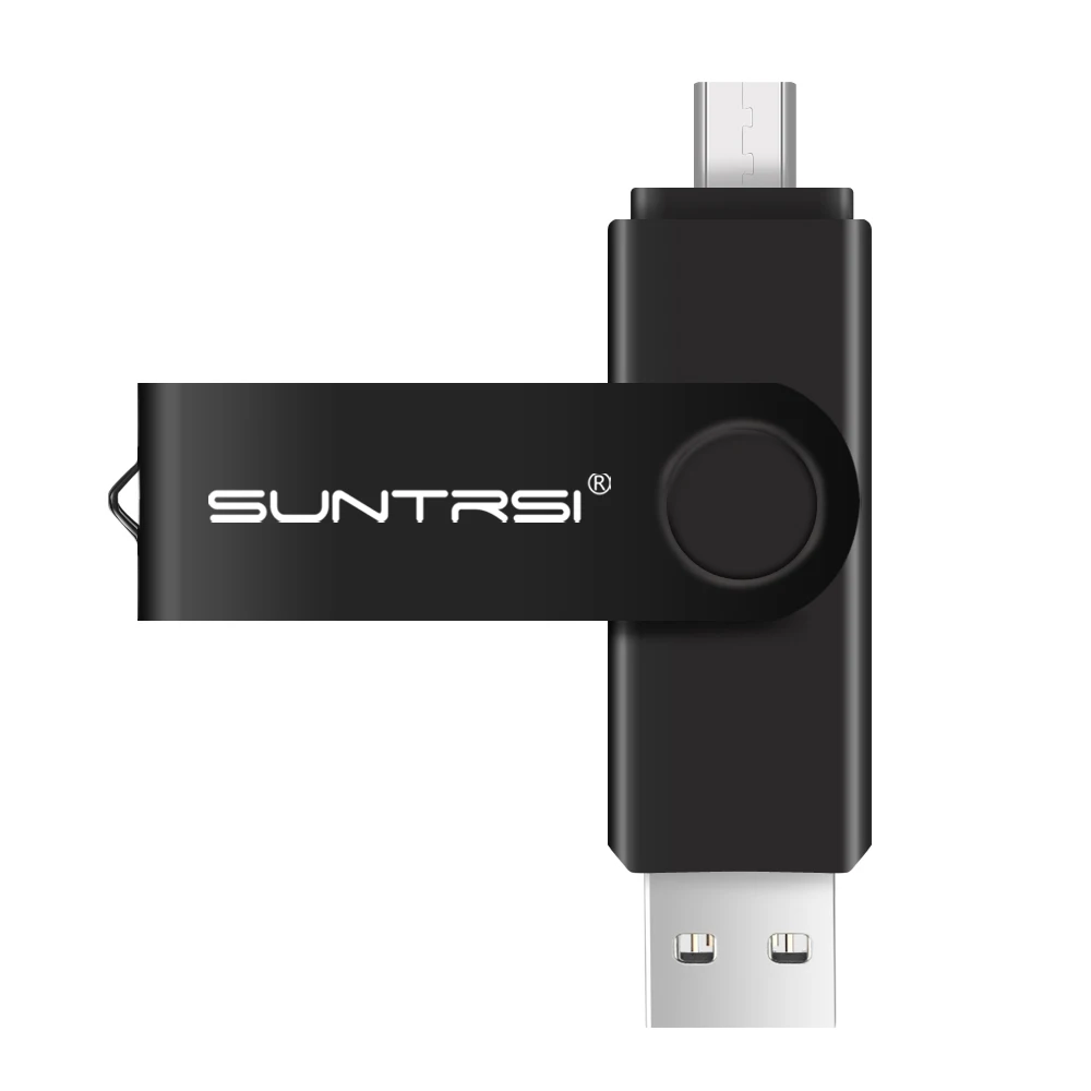Suntrsi OTG флеш накопитель 4g 8g 16g Флешка для смартфонов и планшетов реальная емкость 64