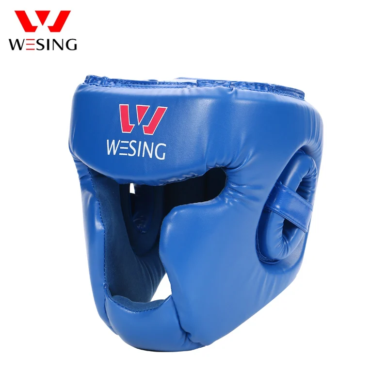 Wesing MMA Boxing Helmet Closed Type Boxer Head Guard Muay Thai Head Protection Kickboxing Face