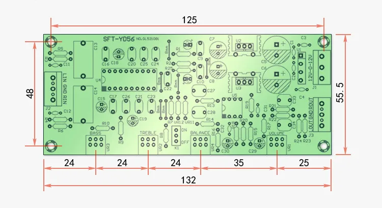 AIYIMA усилители аудио Amplificador Предварительный усилитель плата LM1036 N+ NE5532 предусилитель фронтальный Fever Tone Board