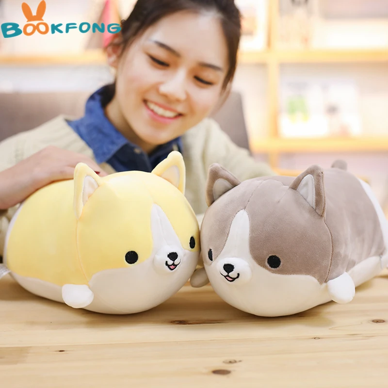 45/60cm Cute Corgi Dog Plush Toy Stuffed Soft Animal Pillow Lovely Cartoon Gift for Kids Kawaii Valentine Present for Girls 45/60cm Cute Corgi Dog Plush Toy Stuffed Soft Animal Pillow Lovely Cartoon Gift for Kids Kawaii Valentine Present for Girls