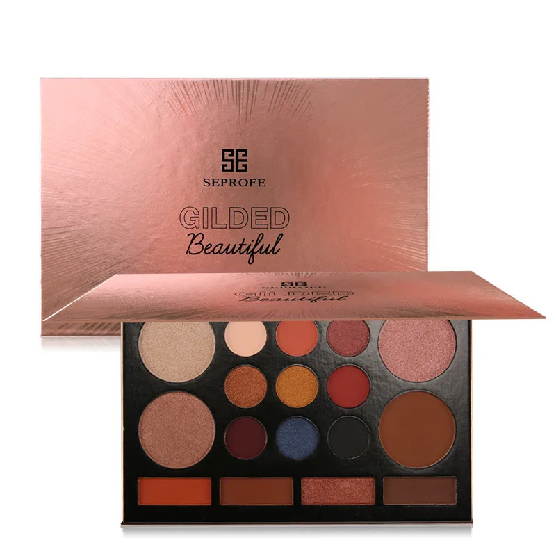 

New 17 Color Pigment Flash Smoky Eyeshadow Palette Matte Diamond Shadow Makeup Set Waterproof Easy to Use Durable Cosmetics