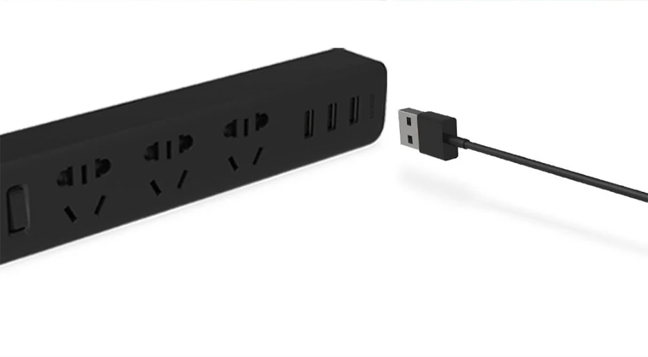 Xiaomi power strip с 3 USB удлинитель Разъем многофункциональная Быстрая зарядка силовая полоса 10A 250V 2500W