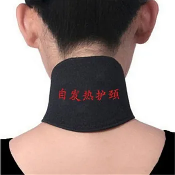 

MISS ROSE Facial care Self Heating Magnetic Therapy Headache Belt Neck Massager Belt Black P#AA DROPSHIP