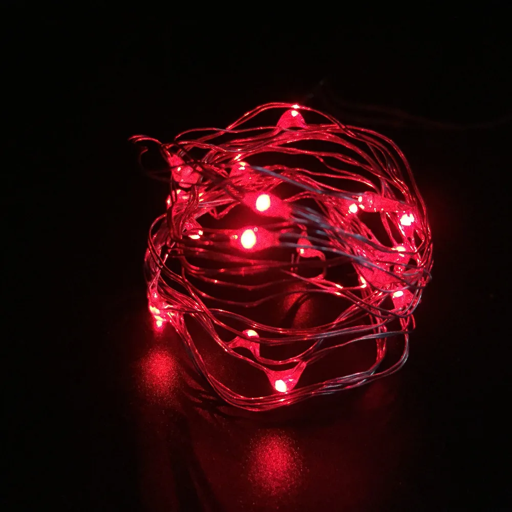 Сказочный светильник s 1M 10 светодиодный светильник на Рождество, свадьбу, вечеринку, украшение светодиодный, Рождественский медный струнный светильник CR2032 на батарейках