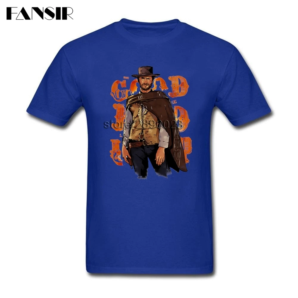 Clint Eastwood The Good Bad And Гадкий Мужская футболка модные футболки хлопковая с коротким