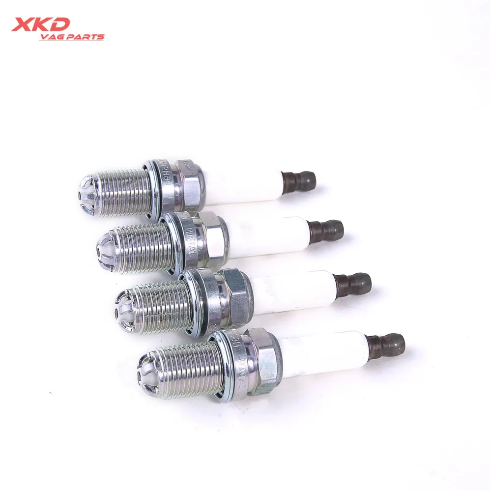 4pcs Spark Plug Plugs Set For VW Beetle Tiguan EOS Golf Passat Scirocco