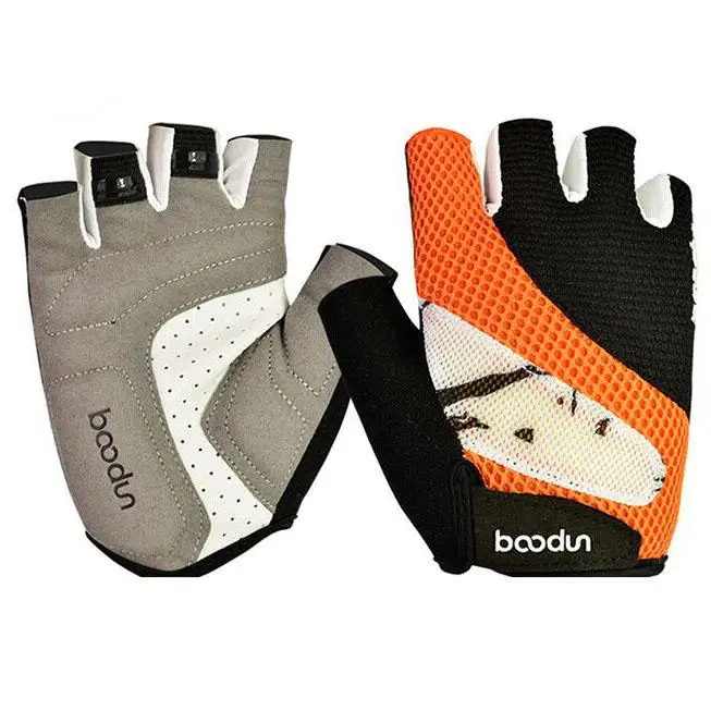 Boodun летние мужские велосипедные перчатки с открытыми пальцами гелевые прокладки MTB дорожные велосипедные перчатки для женщин Спорт на открытом воздухе Анти-шок велосипедные перчатки