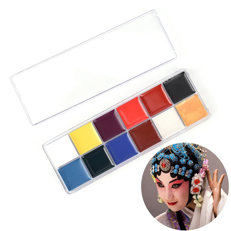 12 Colors Body Face Oil Paint Diy Painting Oil Art Make Up Use In Face