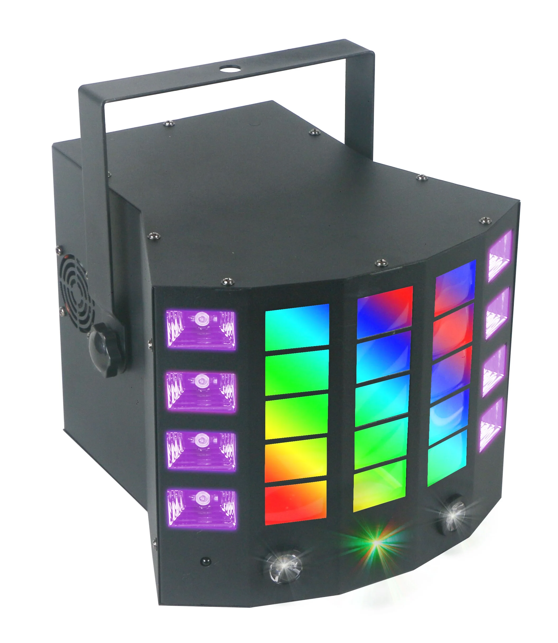 

MFL E6 8*3W Laser Effect Lighting Stage RGBY Optional Sound/Auto/DMX/Master-slave Control for DJ Disco Birthday Stage Light
