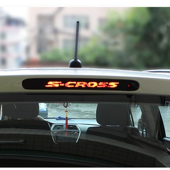 

Additional Brake Light Sticker Decorative Carbon Fiber High Mount Stop Lamp Cover for Suzuki S-cross Car Styling