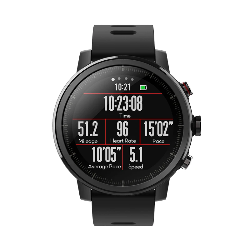 Оригинальные Смарт-часы Huami AMAZFIT Stratos Pace 2, спортивные часы, чип, gps, Bluetooth, 4,2, 50 м, водонепроницаемые Смарт-часы