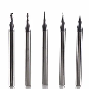 

GM-2ES tungsten steel 2 flute tiny head coated flattened end mill cnc milling cutter cutting tools for metal machining HRC45