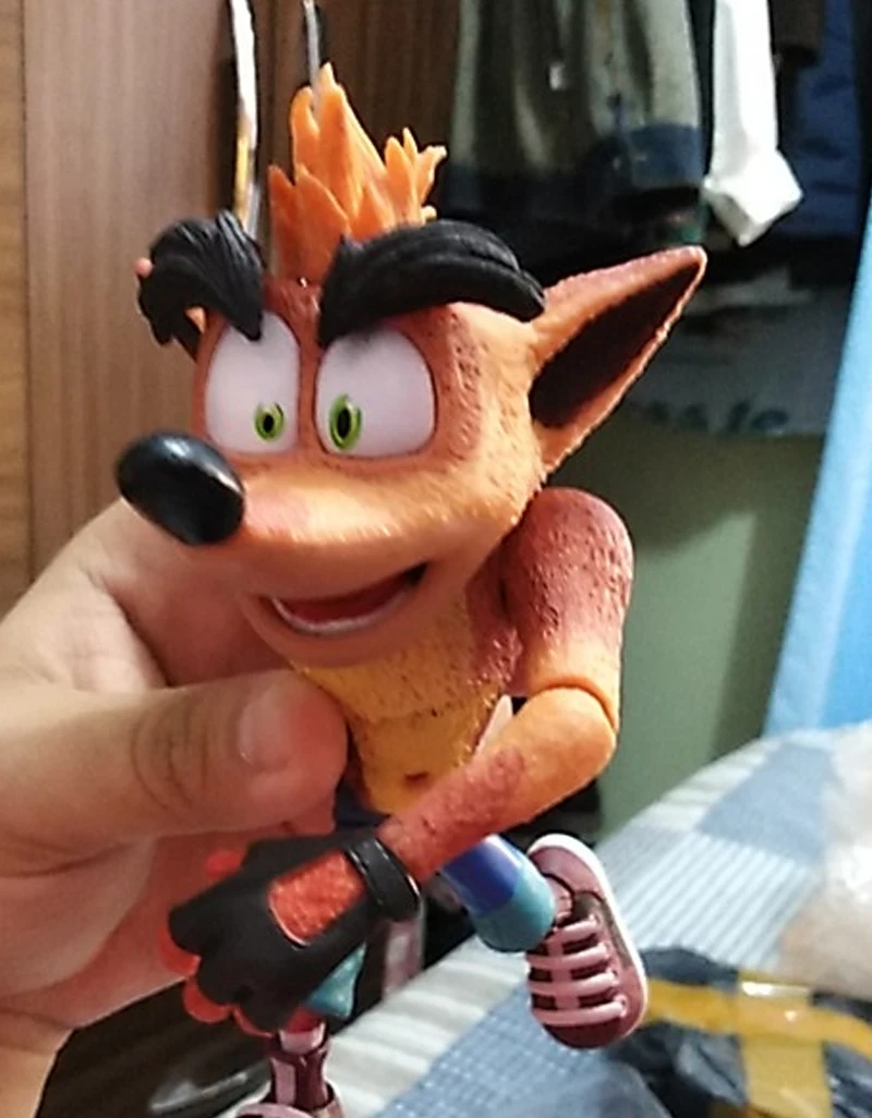 NECA оригинальная игра Crash Bandicoot Sane Трилогия ПВХ фигурка Коллекционная для детей игрушки подарки Brinquedos