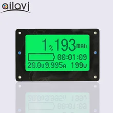 50 в 50А кулонометр TF02 большой экран кулонометр тестер батареи оставшаяся емкость индикатор Дисплей