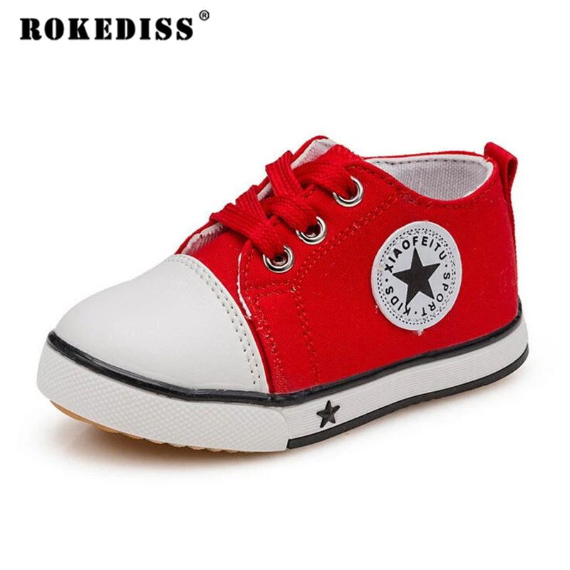 Breathable Children Shoes Boys Girls Canvas Shoes Low To Help Casual Sneakers Kids Sports Shoes